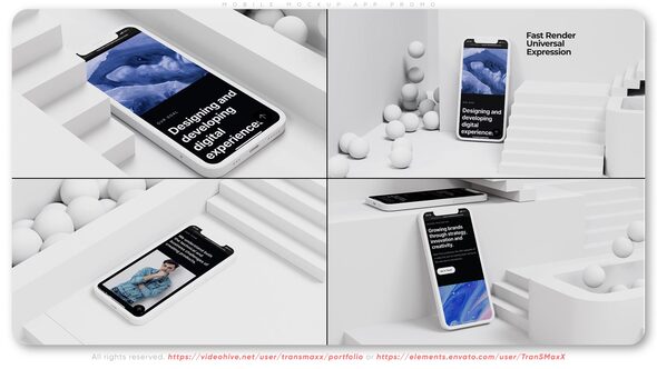 VideoHive Mobile Mockup App Promo 38829553