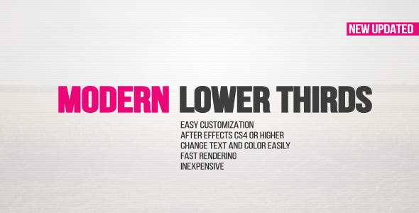 VideoHive Modern Lower Thirds 14862882