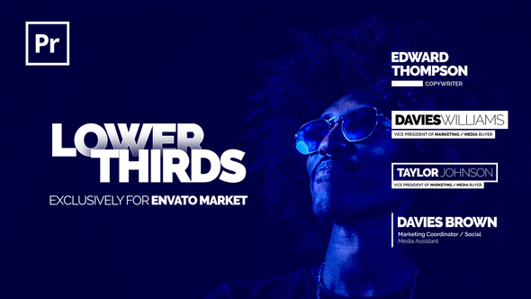 VideoHive Modern Lower Thirds 33492306