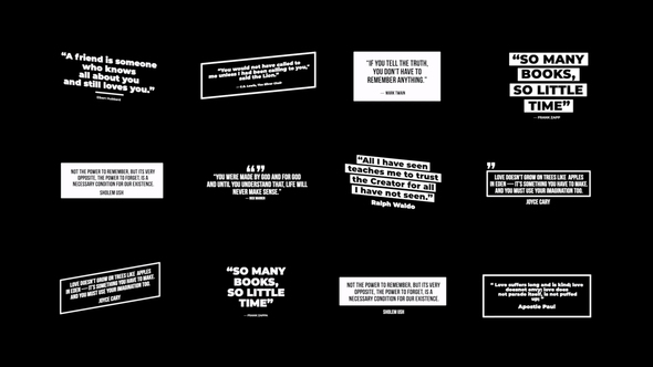 VideoHive Modern Quotes | FCPX & Apple Motion 33412607