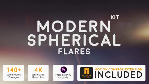 VideoHive Modern Spherical Flares Kit 25603713