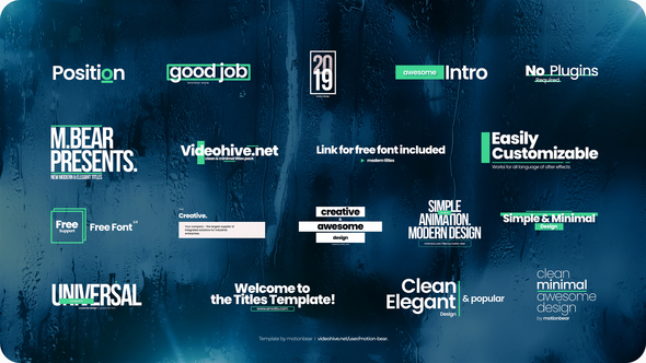 VideoHive Modern Titles 23170760