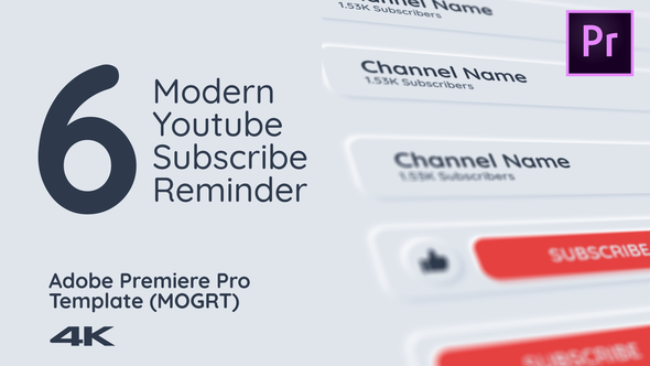 VideoHive Modern Youtube Subscribe Pack 25872212