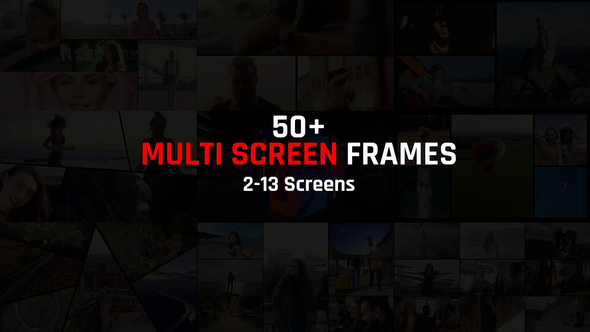 VideoHive Multi Screen Frames Pack 29641457