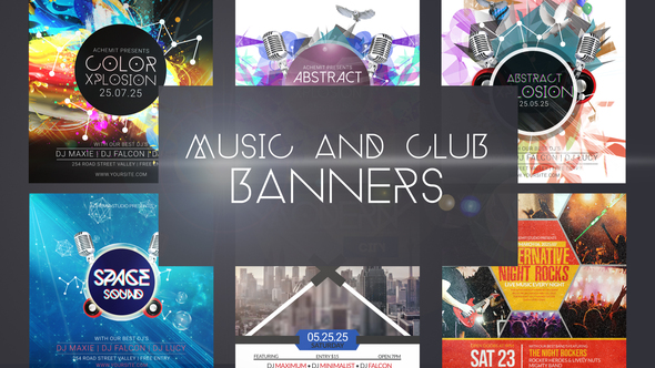 VideoHive Music & Club Event Banner Ad 31733631
