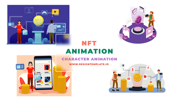 VideoHive NFT Character Animation Scene 38960106