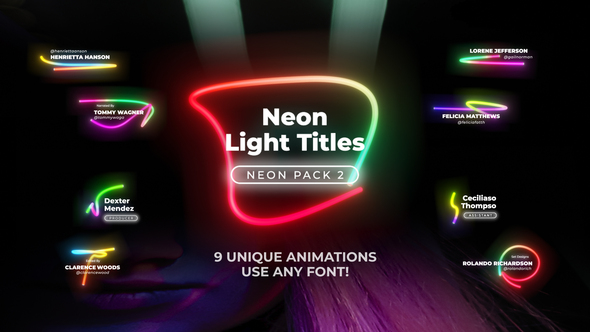 VideoHive Neon Light Titles 2 26183268