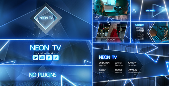 VideoHive Neon TV Broadcast Package 12318357