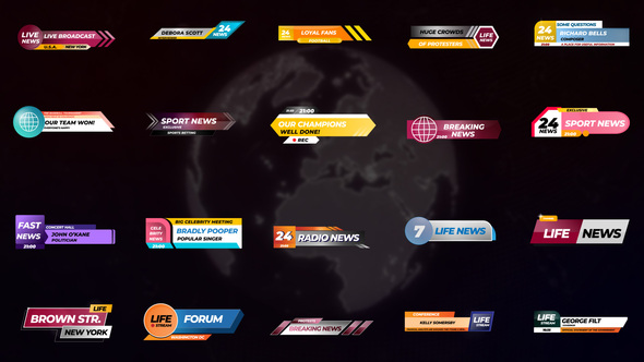 VideoHive News Titles || FCPX 34361332