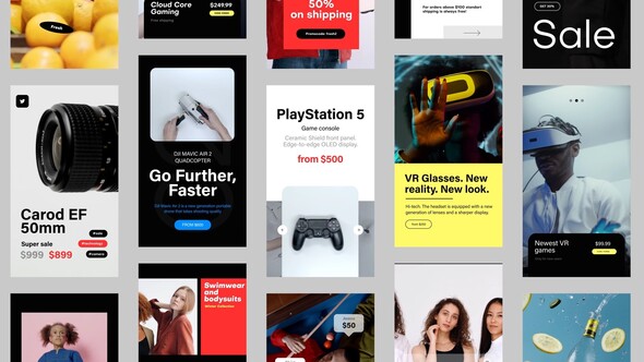 VideoHive Online Store Promo Stories Pack 30367593