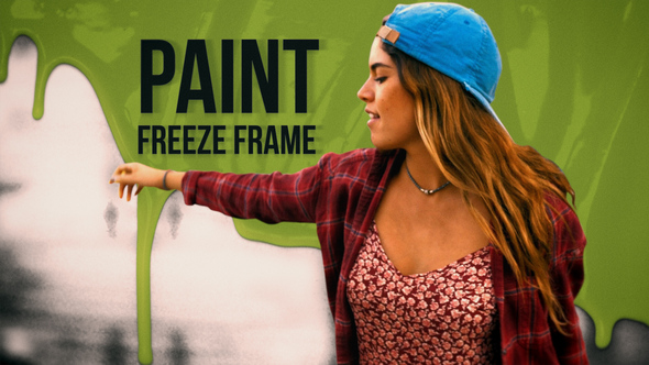 VideoHive Paint Freeze Frame 25064836