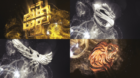 VideoHive Particle Glossy Logo 27053454