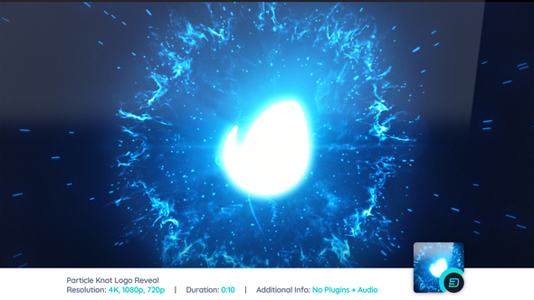 VideoHive Particle Knot Logo Reveal 23328123