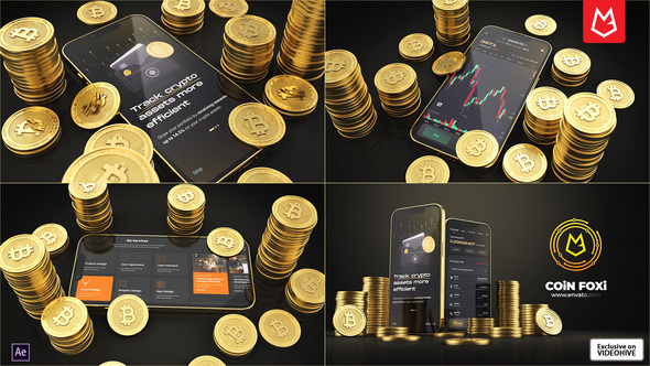 VideoHive Phone 13 Pro Mockup with Crypto App Presentation 38670587
