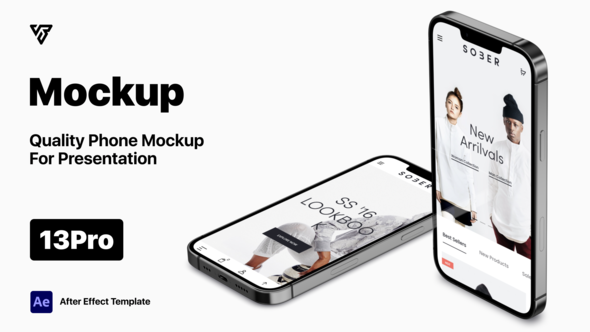 VideoHive Phone Mockup | 13 Pro v2 34953730