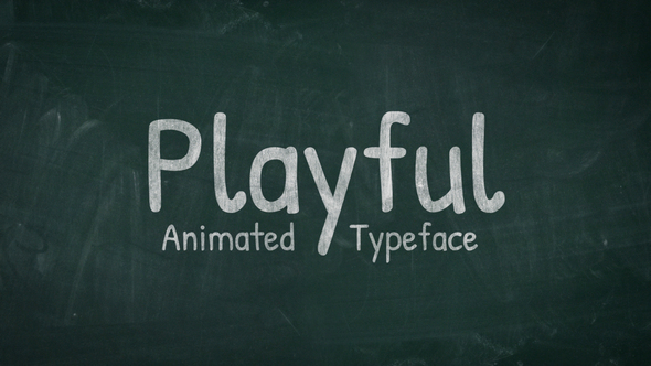 VideoHive Playful - Animated Handwriting Typeface 31858812