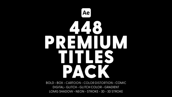 VideoHive Premium Titles Pack 38893912