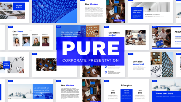 VideoHive Pure | Corporate Presentation Slides 31935430