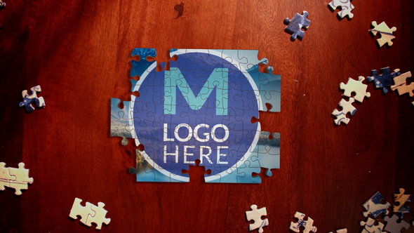 VideoHive Puzzle Logo Reveal 31660699