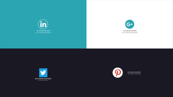 VideoHive Quick Flat Logo 4 in 1 29697920