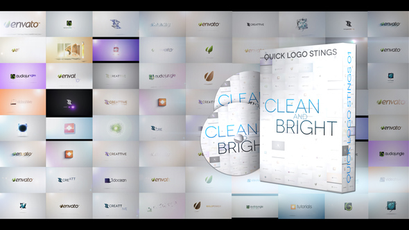 VideoHive Quick Logo Sting Pack 01: Clean & Bright 4028443
