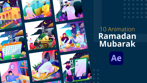 VideoHive Ramadan Mubarak Animation | After Effects 31361722