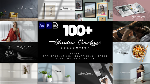 VideoHive Realistic Shadow Overlays Collection 32076650