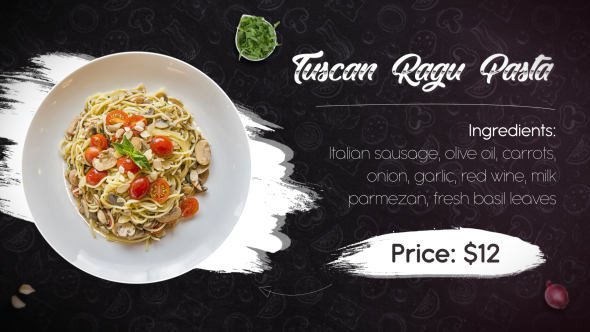 VideoHive Restaurant Promo 21395340