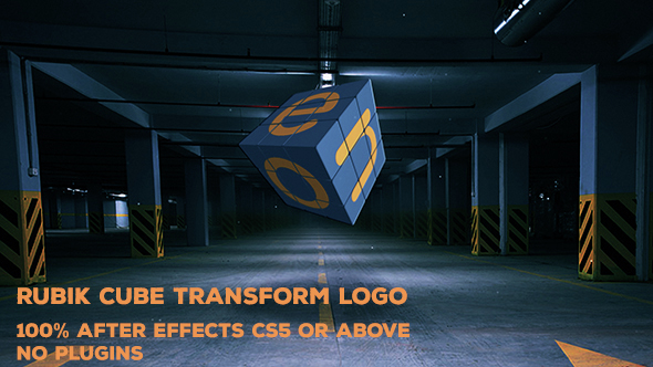 VideoHive Rubik Cube Transform Logo | After Effects Template 15437793