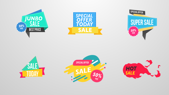 VideoHive Sale Badges 21090043