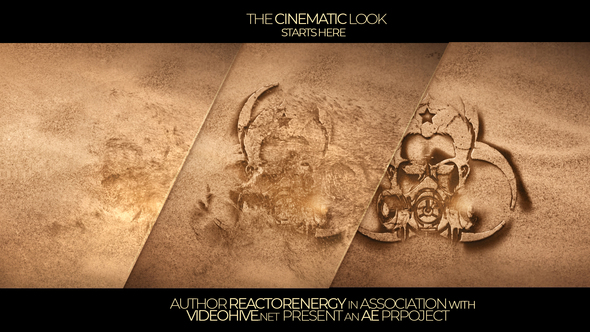 VideoHive Sand Logo Opener 22847322