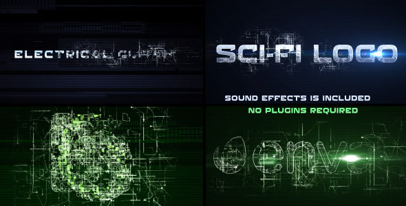 VideoHive Sci-Fi Electrical Glitch 12627271