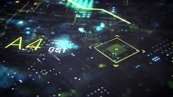 VideoHive Sci-fi Futuristic HUD Logo Reveal 30204250