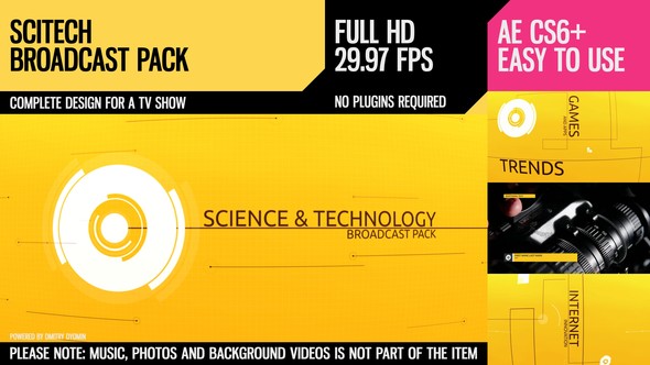 VideoHive SciTech (Broadcast Pack) 9350277
