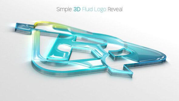 VideoHive Simple 3D Fluid Logo Reveal 28796975