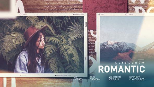 VideoHive Slideshow Romantic 31082694