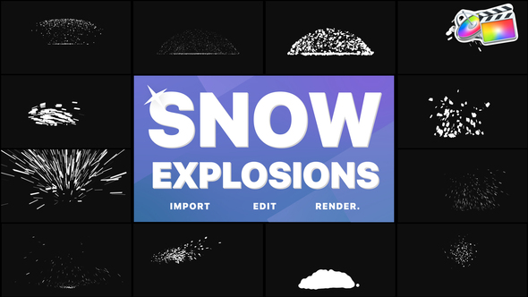 VideoHive Snow Explosions | FCPX 35119436