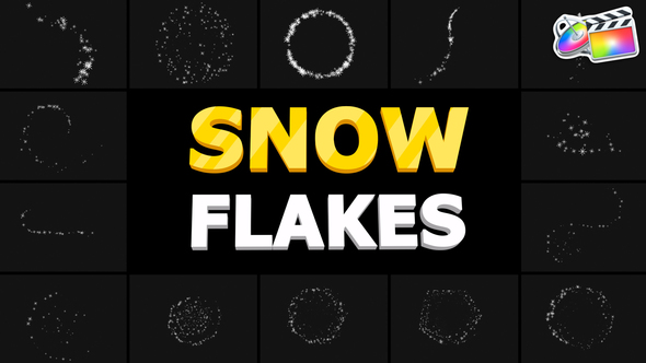 VideoHive Snow Flakes 01 | FCPX 34835513