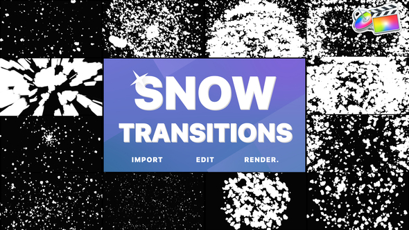 VideoHive Snow Transitions | FCPX 34978308