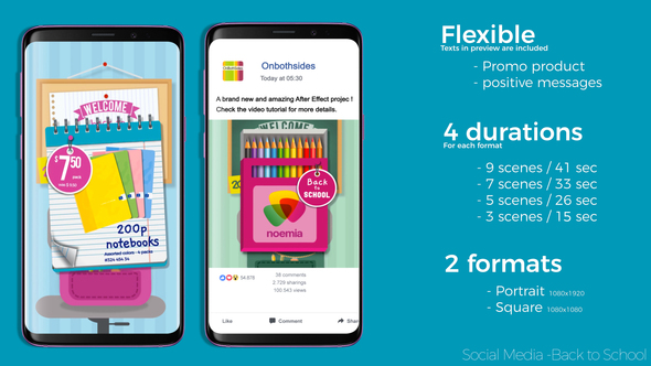 VideoHive Social Media Back to School 24174825