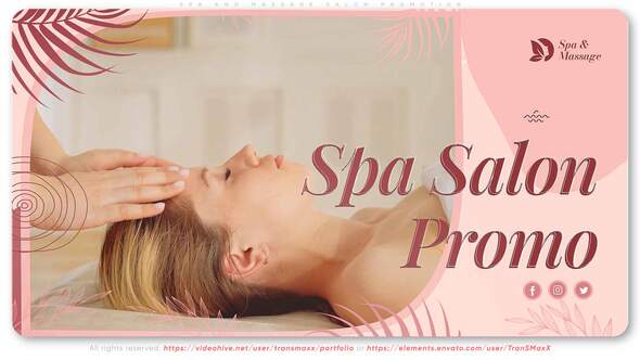 VideoHive Spa and Massage Salon Promotion 30135414
