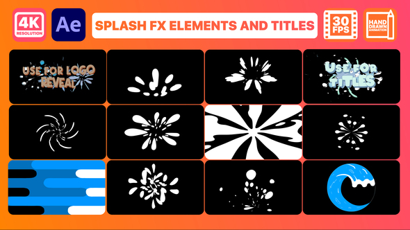 VideoHive Splash FX Pack | After Effects 31621611