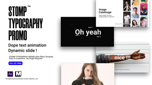 VideoHive Stomp Typography Promo 25550191