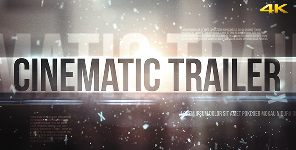 VideoHive Stylish Cinematic Trailer / Titles 14028326