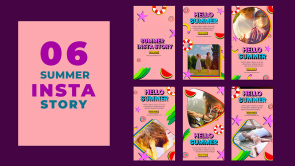 VideoHive Summer Coming Instagram Stories Pack 39216243