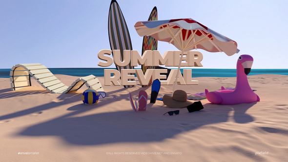 VideoHive Summer Logo Reveal 23954364