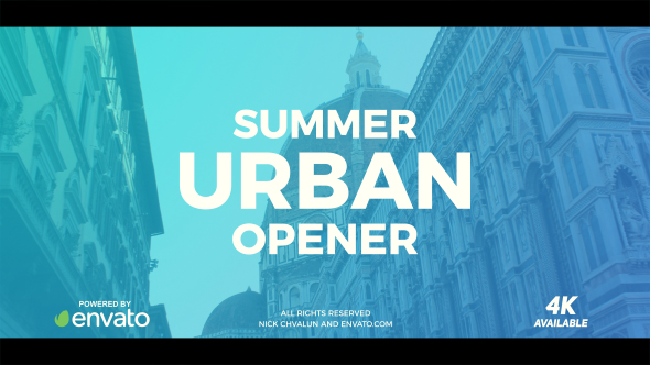 VideoHive Summer Urban Slideshow 20332265