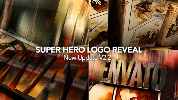 VideoHive Super Hero Logo Reveal Title V2 31284906