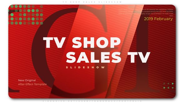 VideoHive TV Shop Sales Slideshow 23344417