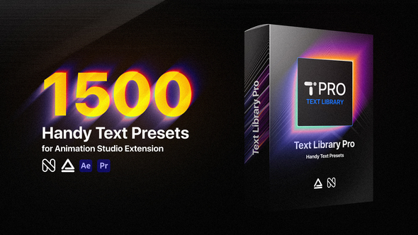 VideoHive Text Library - Handy Text Animations 21932974